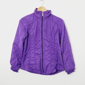 Three Hearts Purple Women's Lightweight Spring or Fall Jacket